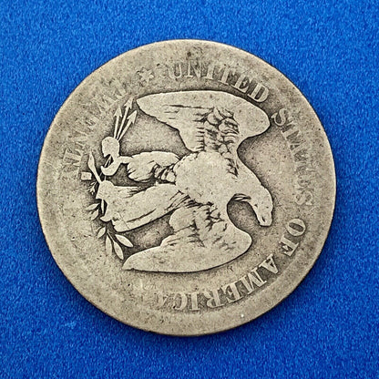 1875 S Silver Seated Liberty Twenty Cent Piece 3 Year Type San Francisco Coin