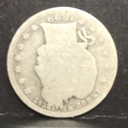 1899 P Silver Barber Quarter Better Key Date Philadelphia Coin Rare Scarce