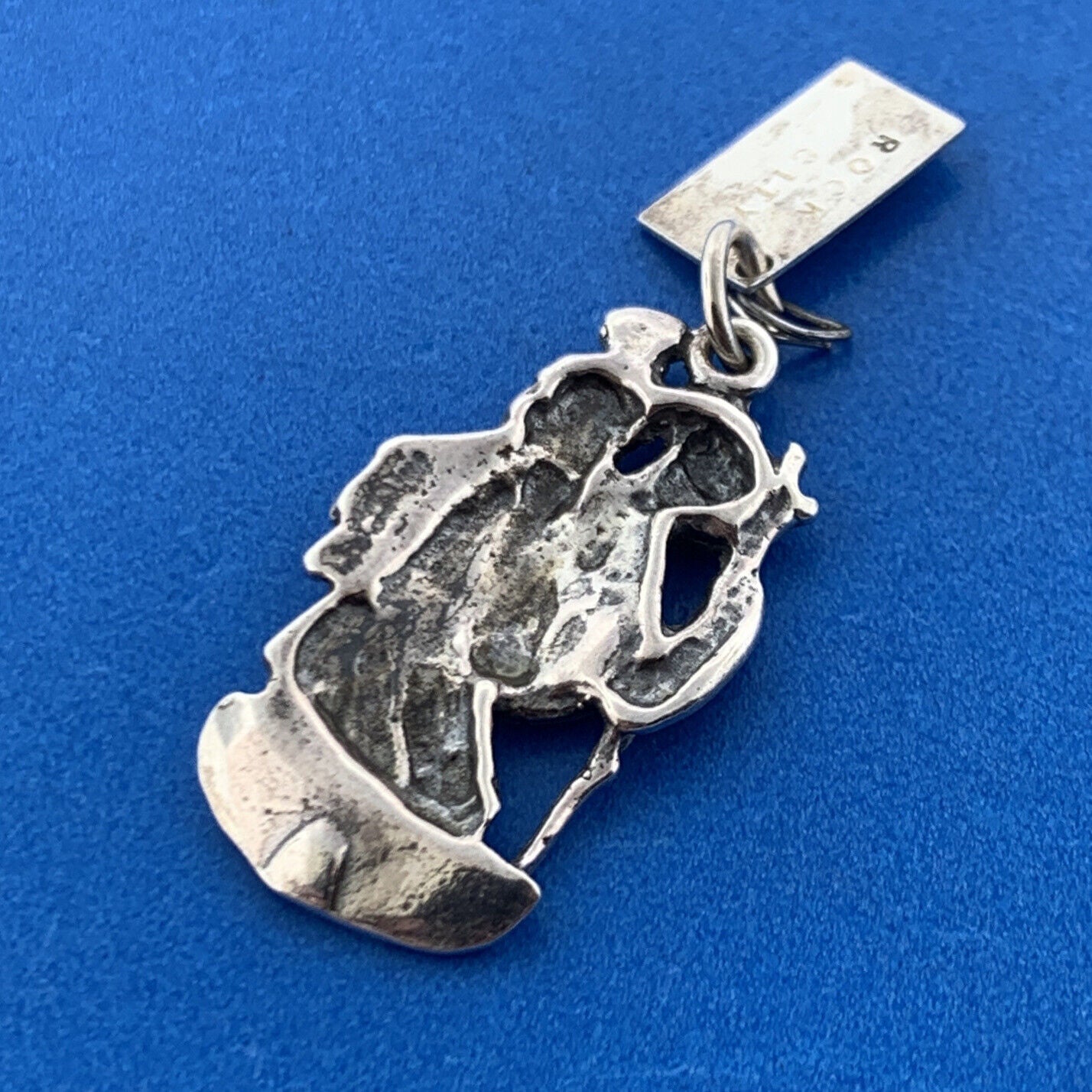 Bell Trading Post 925 Sterling Silver St Christopher Travel Rock City Charm