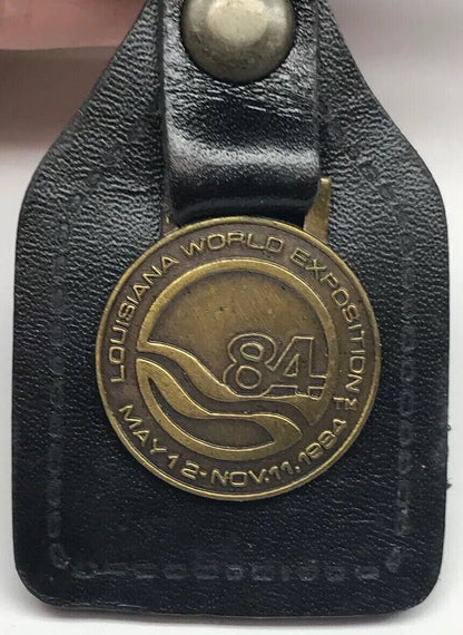 1984 New Orleans World's Fair Louisiana World Exposition Coin Key Chain