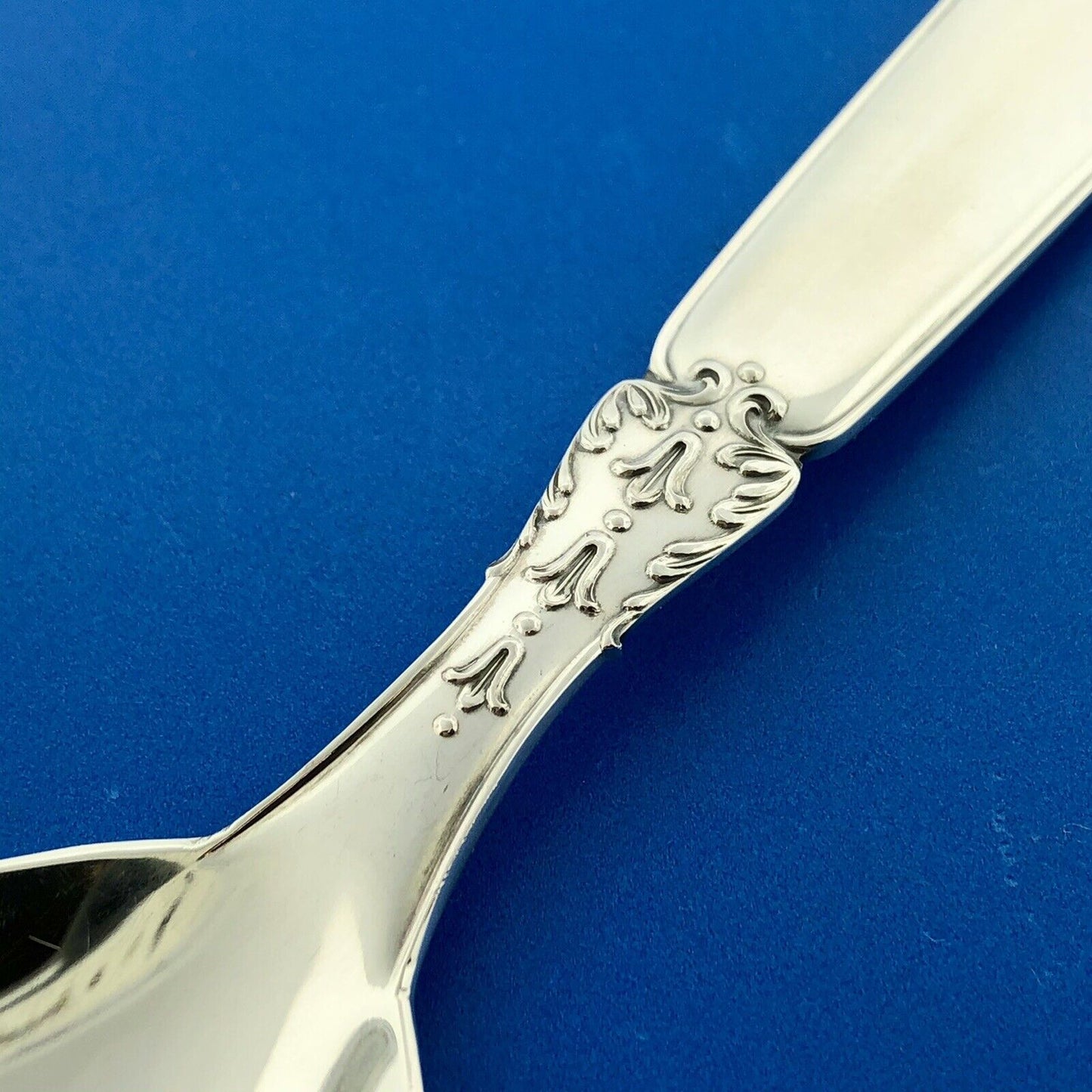 Buccellati Anacapri Italian 925 Sterling Silver Salad Server Serving Fork 9-3/4"