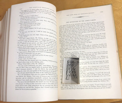 1925-1927 Antique Lot Of Two Hard Cover Books Mark Twain & A. Conan Doyle