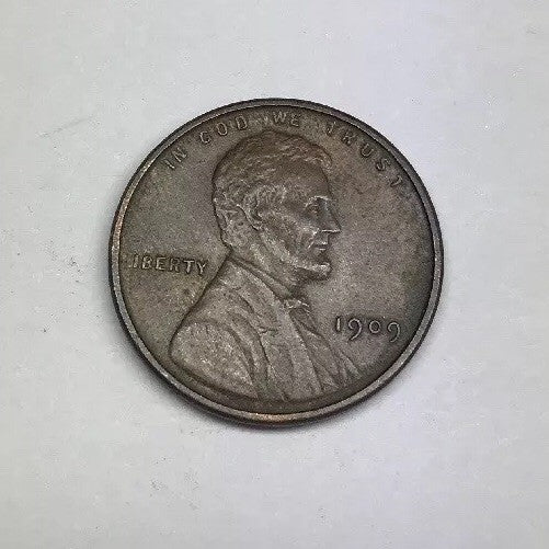 1909 VDB Lincoln Cent 1c Wheat Penny First Year of Series Key Philadelphia Coin