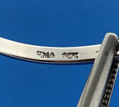 Designer 14K White Gold Cushion Cut Amethyst Diamomd Halo Accented Ring