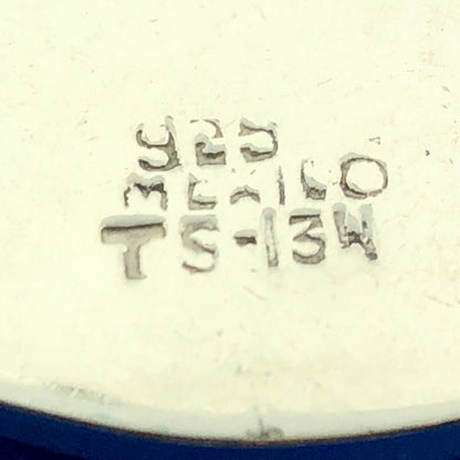 Taxco Mexico 925 Sterling Silver Oval Mahogany Obsidian Cabochon Panel Bracelet