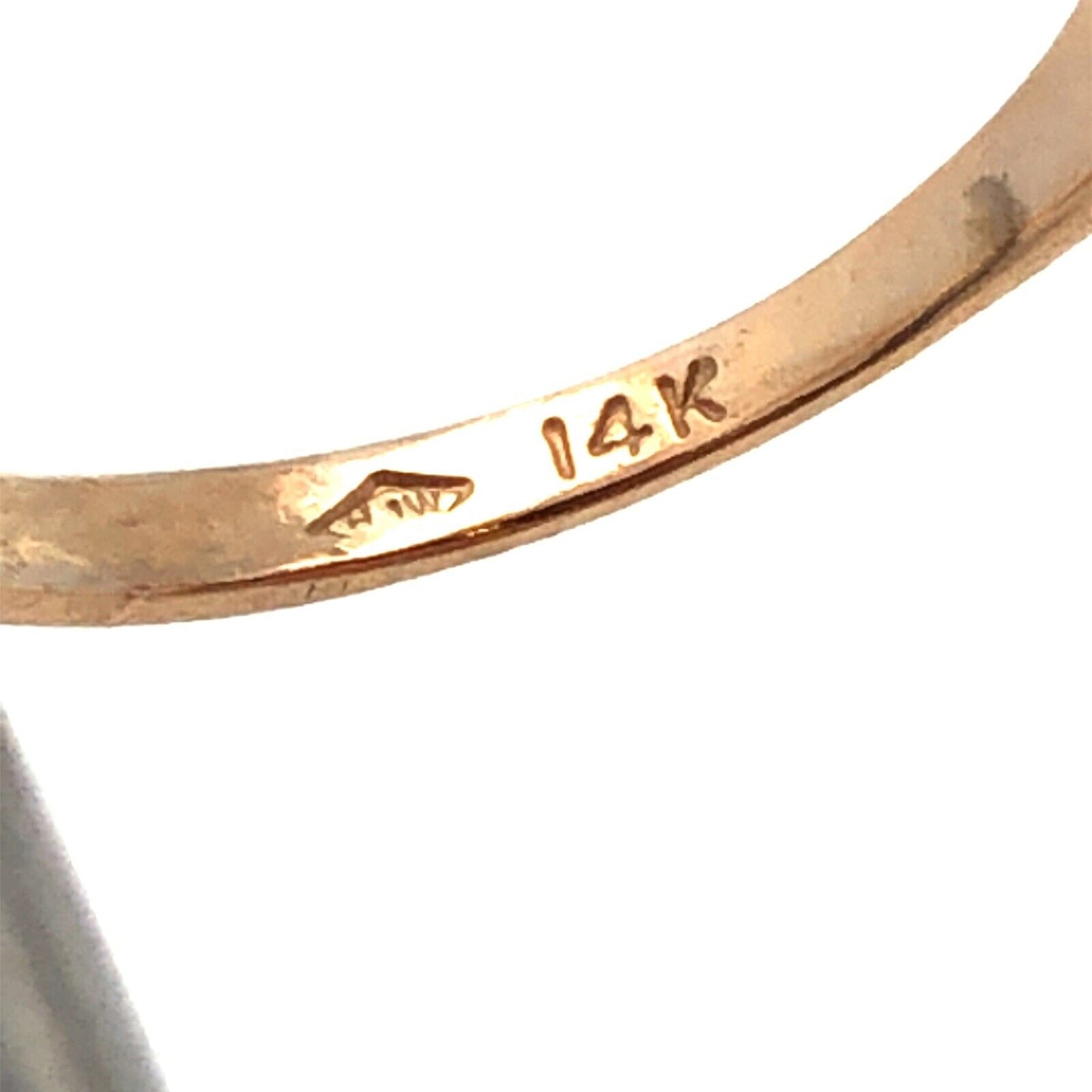 Designer HJW 14K Yellow Gold Round Diamond Ruby Flower Cocktail Ring