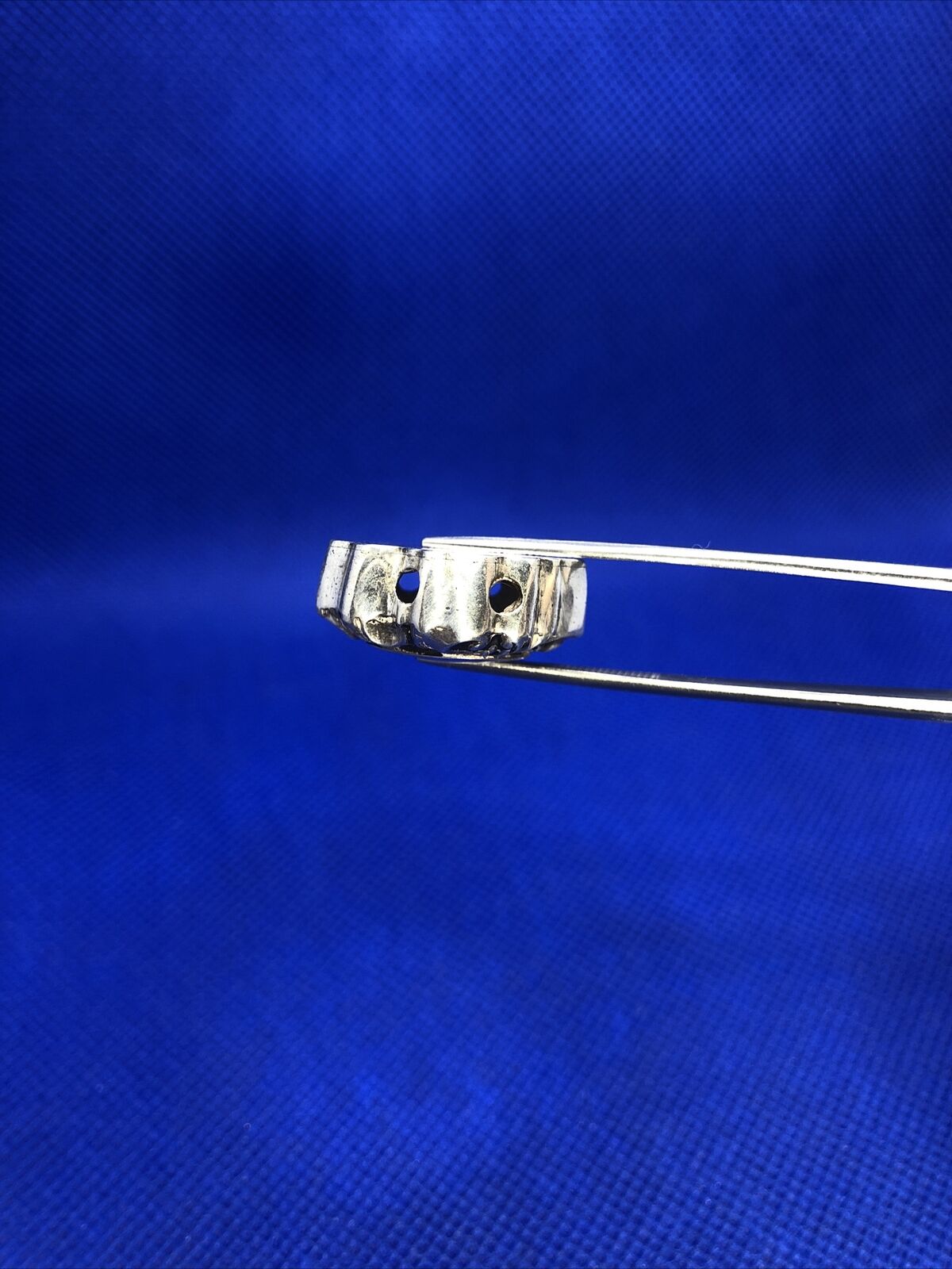 Vintage 925 Sterling Silver Engraveable Scroll Charm Bead Charm Or Pendant