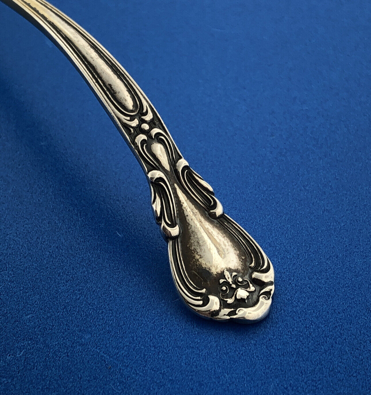 Chantilly Mustard Spoon Gilt Bowl Gorham Sterling