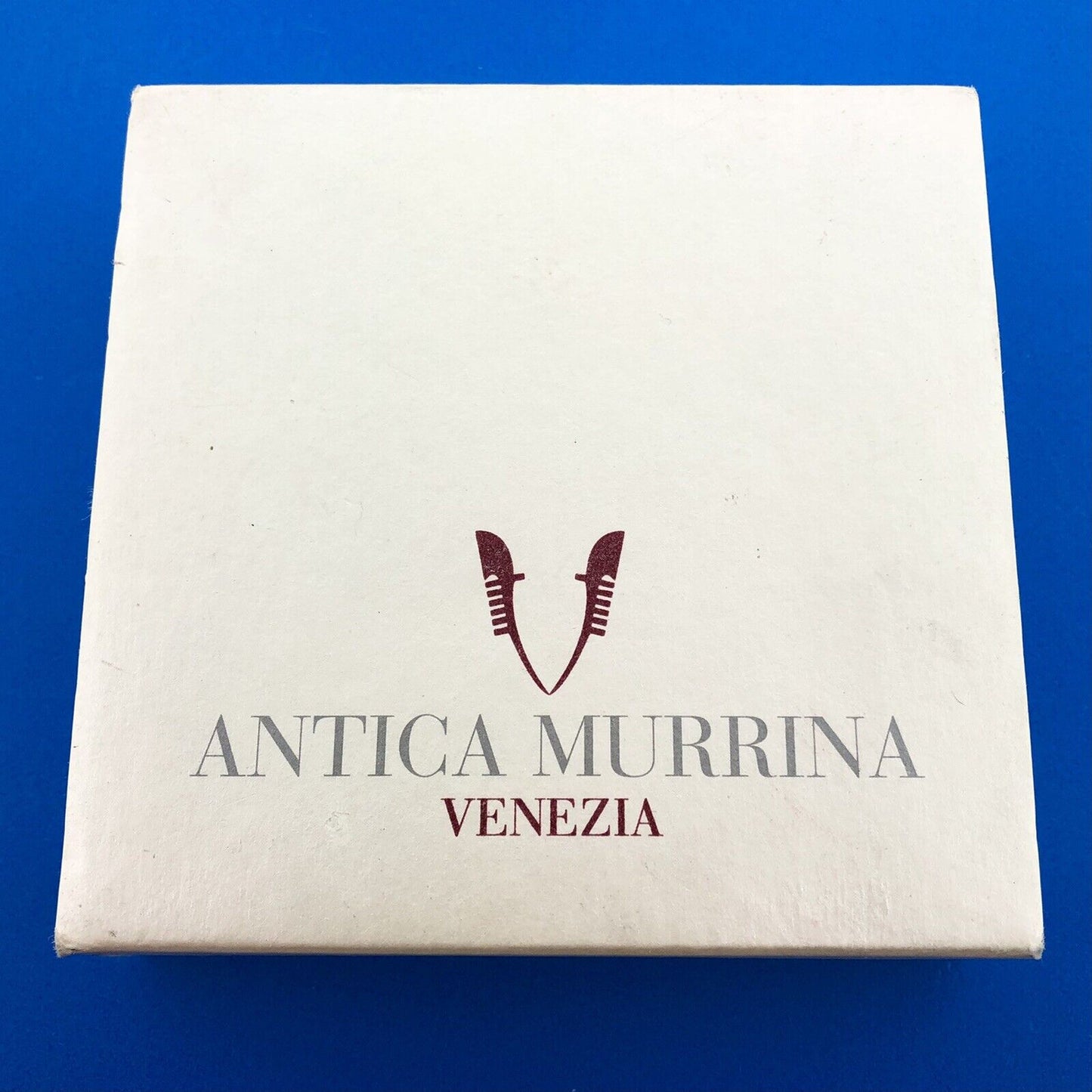 Designer Antica Murrina Venezia Purple White Striped Glass Earring Necklace Set