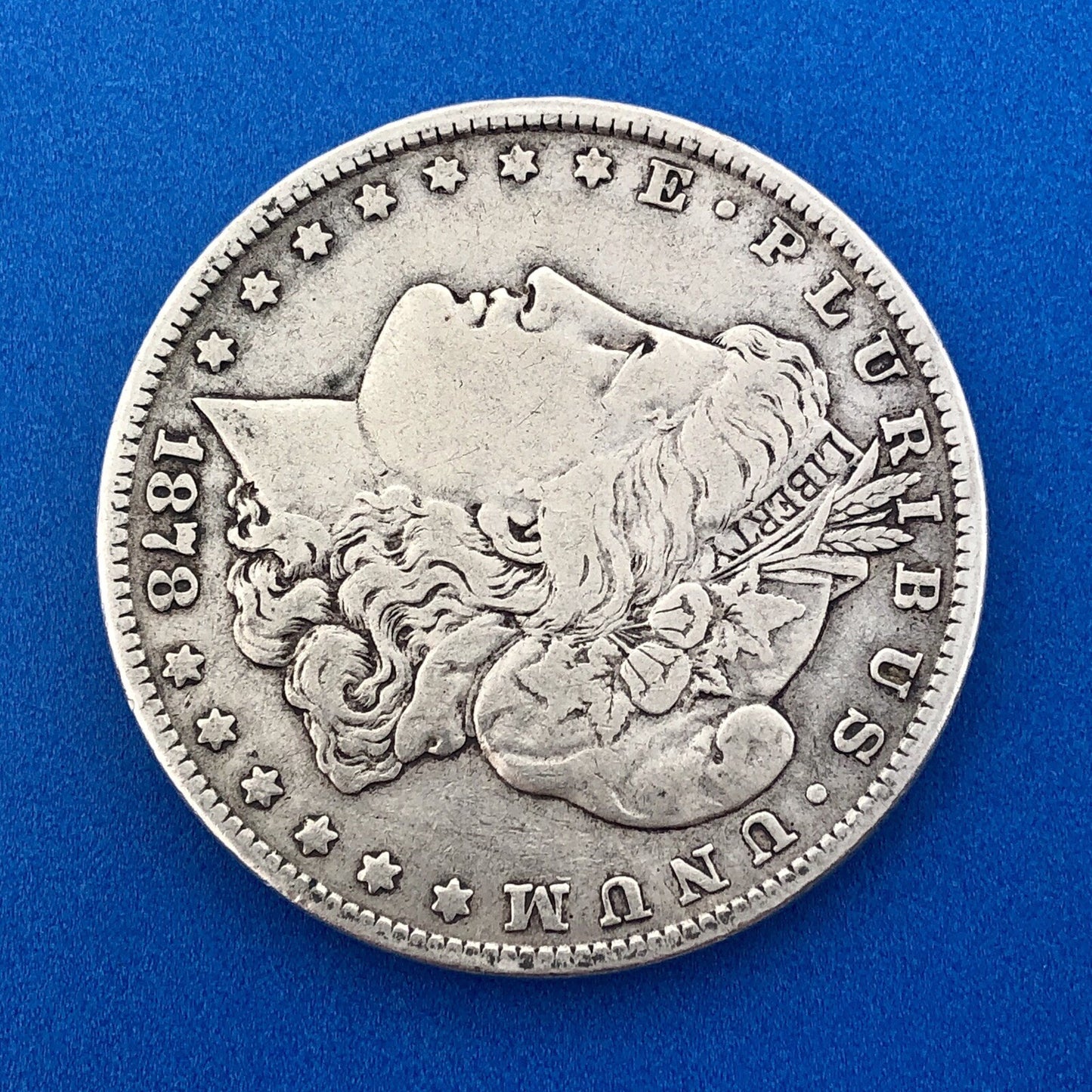 1878 7 TF Morgan Silver Dollar $1 First Year Philadelphia VAM 228B Slashed O