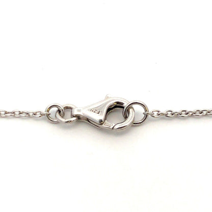 Designer FZN 925 Sterling Silver Entwined Double Heart Pendant Necklace