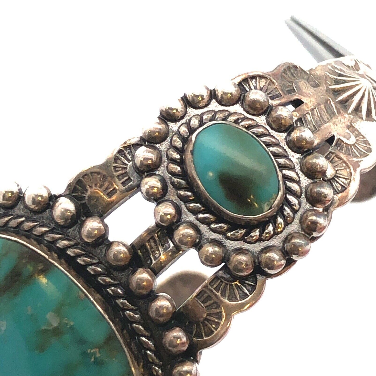 Native American Pacific Jewelry Co. 925 Silver Turquoise Child's Cuff Bracelet