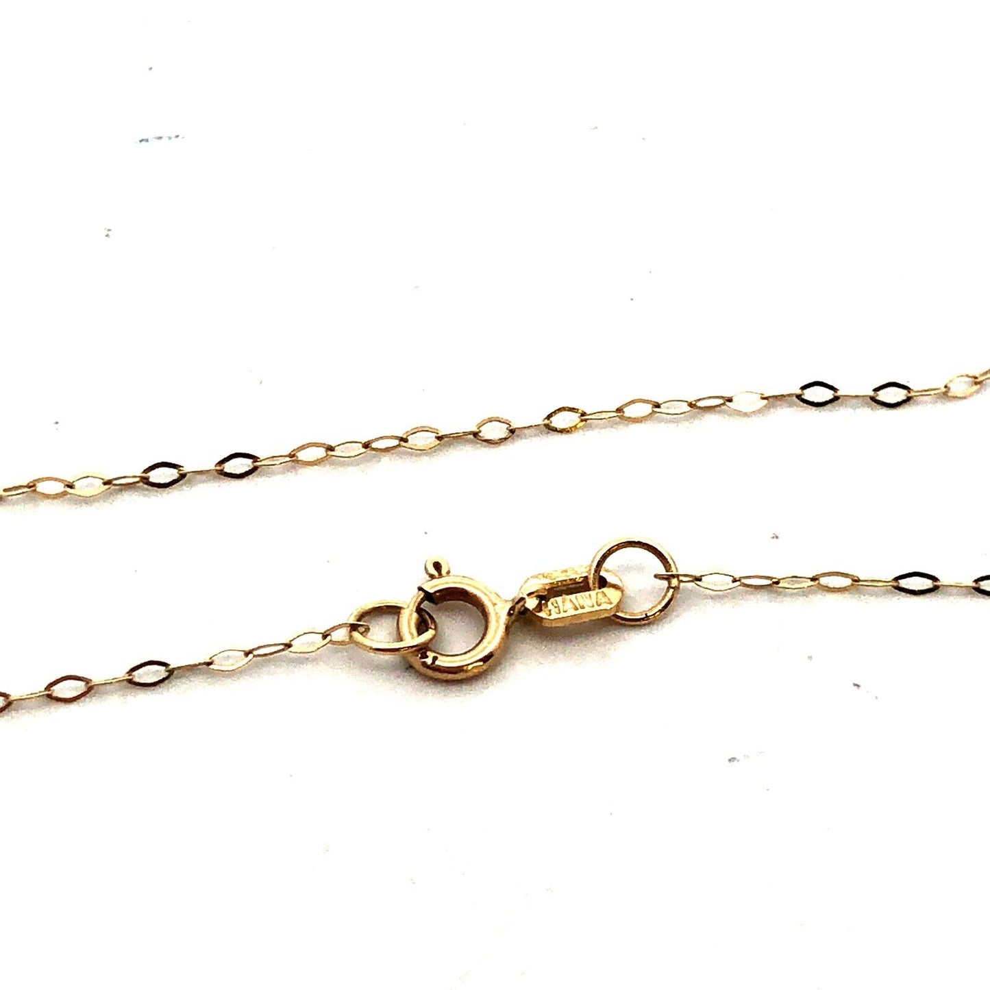 Designer HANA 14K Yellow Gold Round Turquoise Beaded Station Chain Necklace