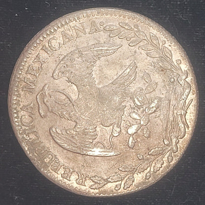 1831 Mo 8R Mexican Mint Mexico J.M. .903 Silver Milled Cap & Rays Libertad