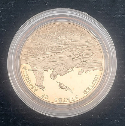 1991-1995 WWII 50th Anniversary Two Coin .900 Silver Proof Commemorative Set