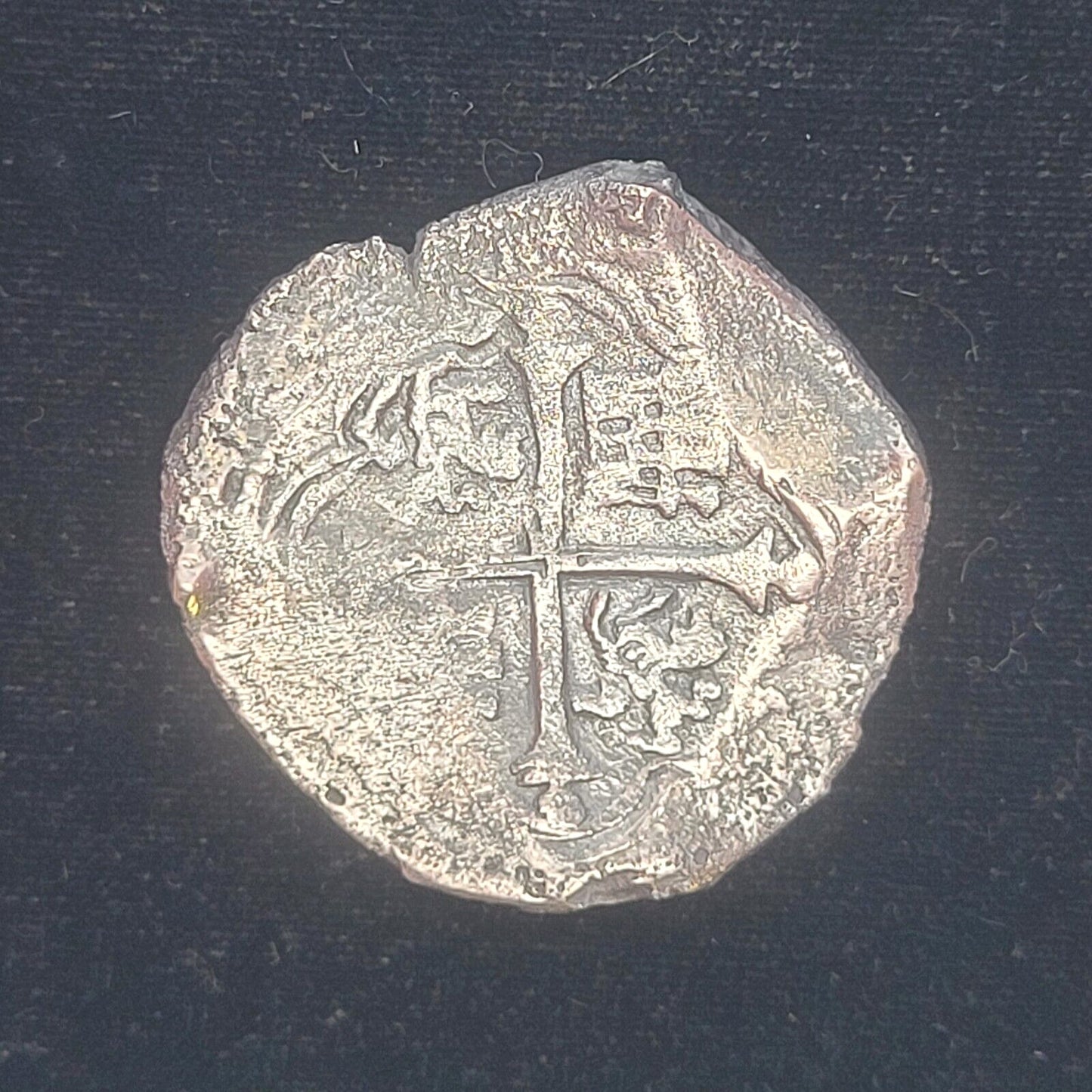 1618-1621 OMD Mexico 8 Reales Habsburg Shield/Cross of Jerusalem .931 Silver Cob