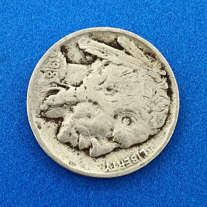 1918 P Indian Head Buffalo Nickel Better Key Scarce Philadelphia Mint Coin