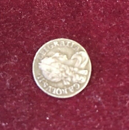 1679 Great Britain Silver 3 Pence Charles II Maundy Threepence