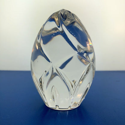 Sullivans Handcrafted Poland 24% PbO Crystal Annual Egg Figurine Paperweight