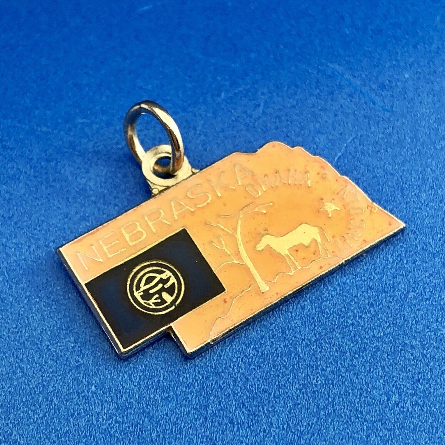 Sterling Silver State Charm - Nebraska