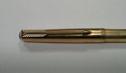 Parker Insignia Single Ball Point Pen 12k Rolled Gold In Original Box