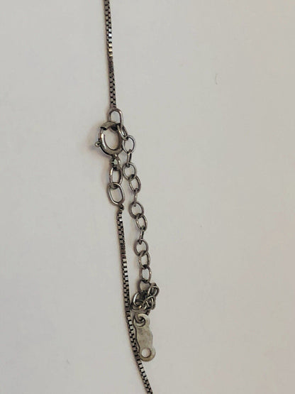 Designer 925 Sterling Silver Diamond Heart Pendant Eternal Love Bridal Necklace