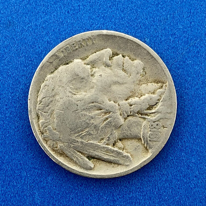 1918 P Indian Head Buffalo Nickel Better Key Scarce Philadelphia Mint Coin