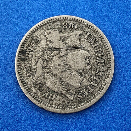 1881 P Nickel Three Cent Piece 3c Better Key Rare Scarce Philadelphia Coin