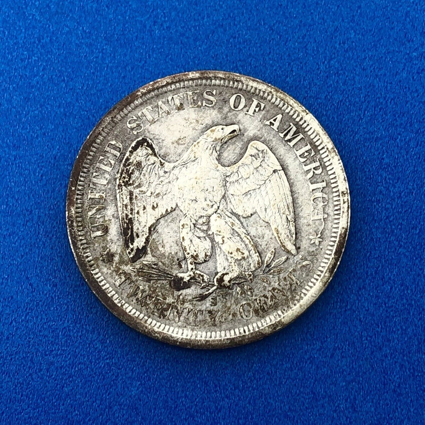 1875 S Silver Seated Liberty Twenty Cent Piece Better Key San Francisco Coin