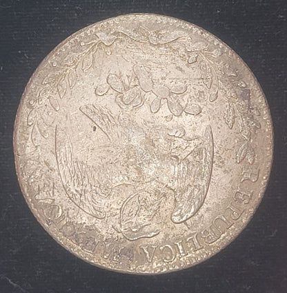 1833 Mo 8R Mexican Mint Mexico M.J. .903 Silver Milled Cap & Rays Libertad Coin