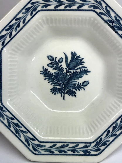 Vintage Castleton Blue Tulip Japan Independence Ironstone Small Fruit Bowl