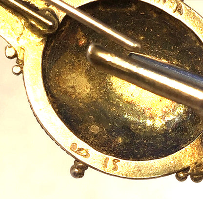 Designer 925 Sterling Silver Vermeil Braided & Beaded Oval Hook Earrings