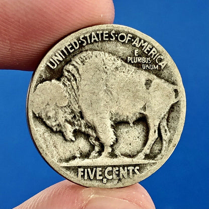 1915 S Indian Head Buffalo Nickel Better Key Scarce San Francisco Mint Coin
