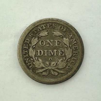 1841 O Seated Liberty Silver Dime No Motto Better Rare New Orleans Mint Coin