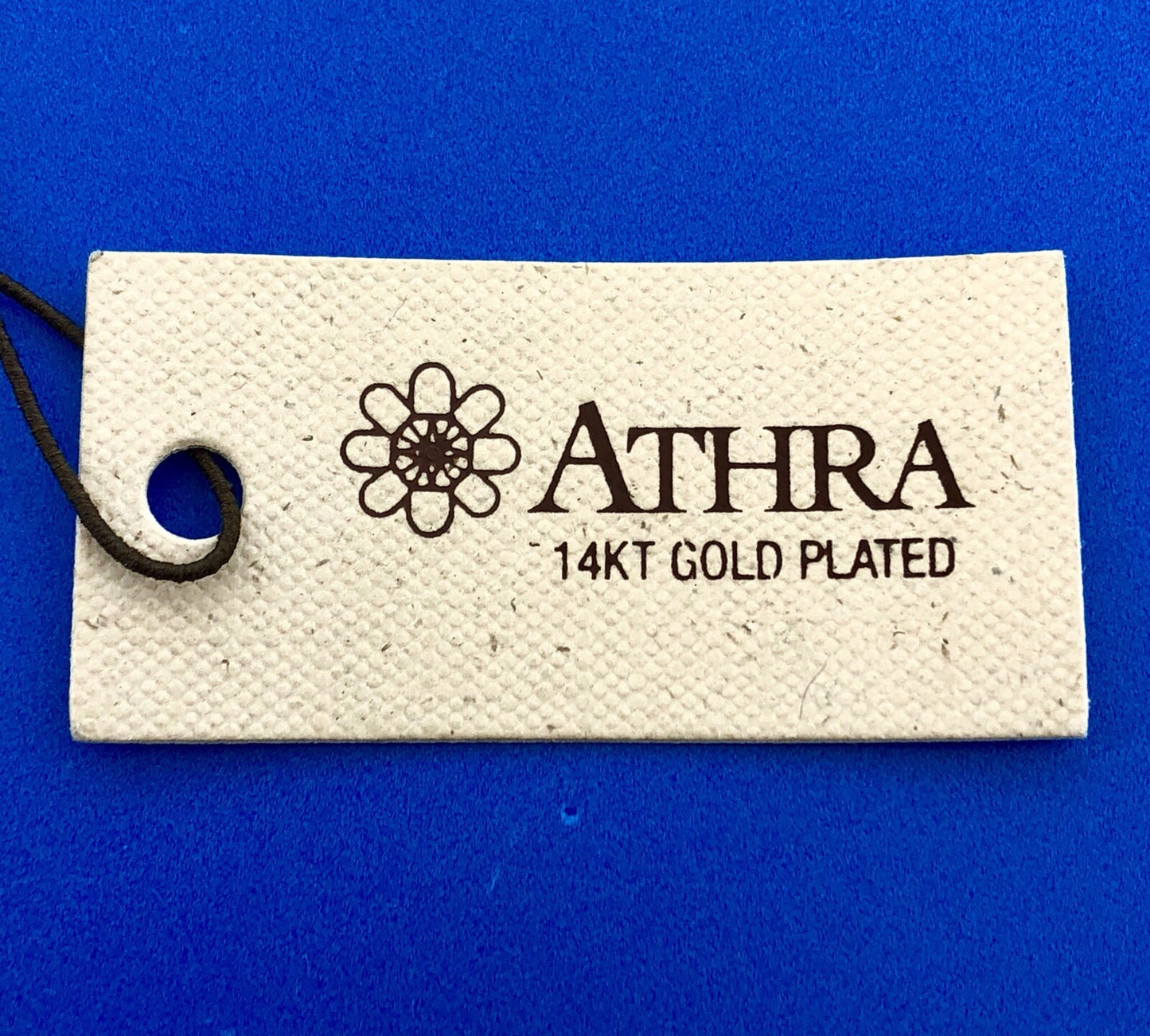 ATHRA 14K Gold Plated Purple Blue Green Orange Cubic Zirconia Drop Necklace NWT