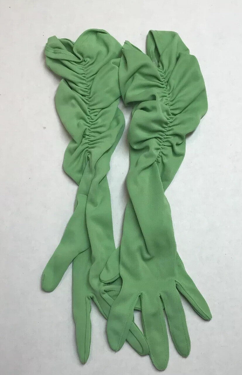 Vintage 11 Item Lot 6 Pair Tea Evening Wedding Party Gloves 4 Bold Scarves