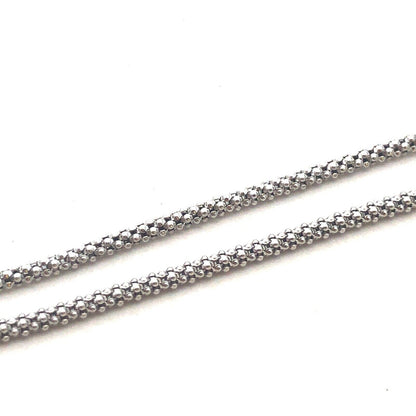 Designer Italy 925 Sterling Silver Pave Diamond Heart Adjustable Lariat Necklace