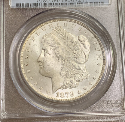 1878 CC Carson City $1 PCGS MS64 90% Silver United States Morgan Dollar Coin
