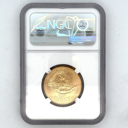 2022 1/2 oz American Gold Eagle MS-70 NGC (Early Release) Mike Castle Signature