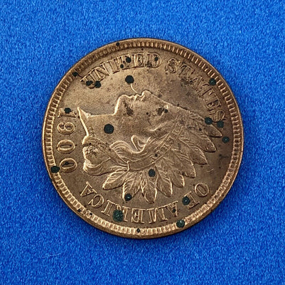 1900 P Indian Head One Cent Penny Type 3 Bronze Better Key Philadelphia BU DET