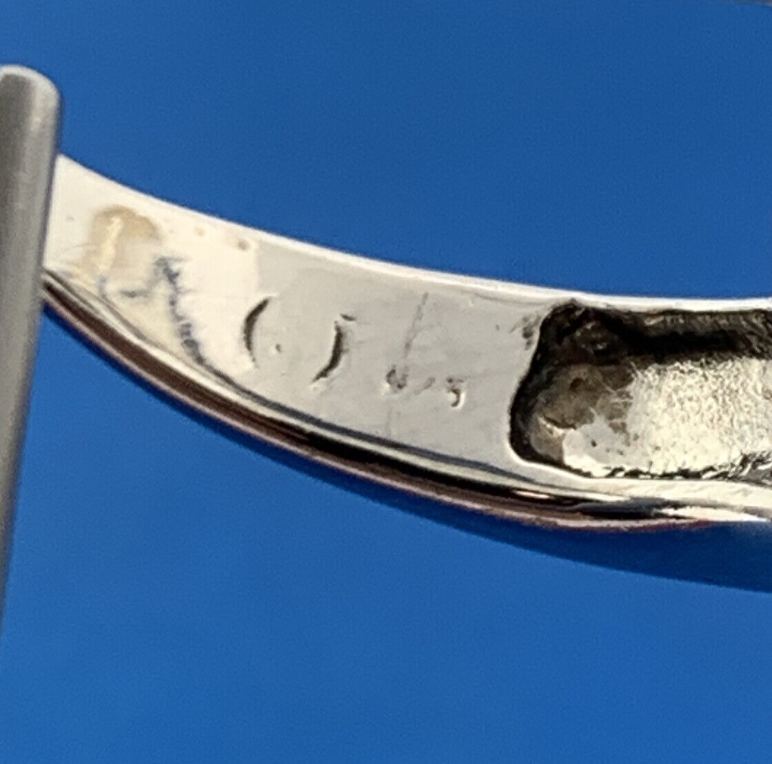 Designer 925 Sterling Silver Cubic Zirconia Opal Doublet Statement Bypass Ring