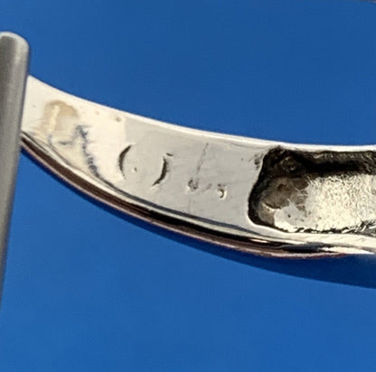 Designer 925 Sterling Silver Cubic Zirconia Opal Doublet Statement Bypass Ring