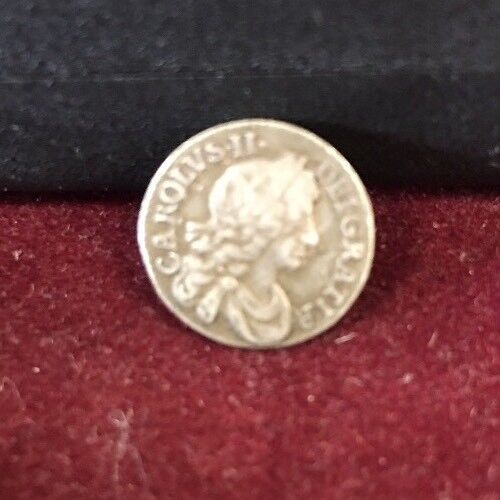 1679 Great Britain Silver 3 Pence Charles II Maundy Threepence
