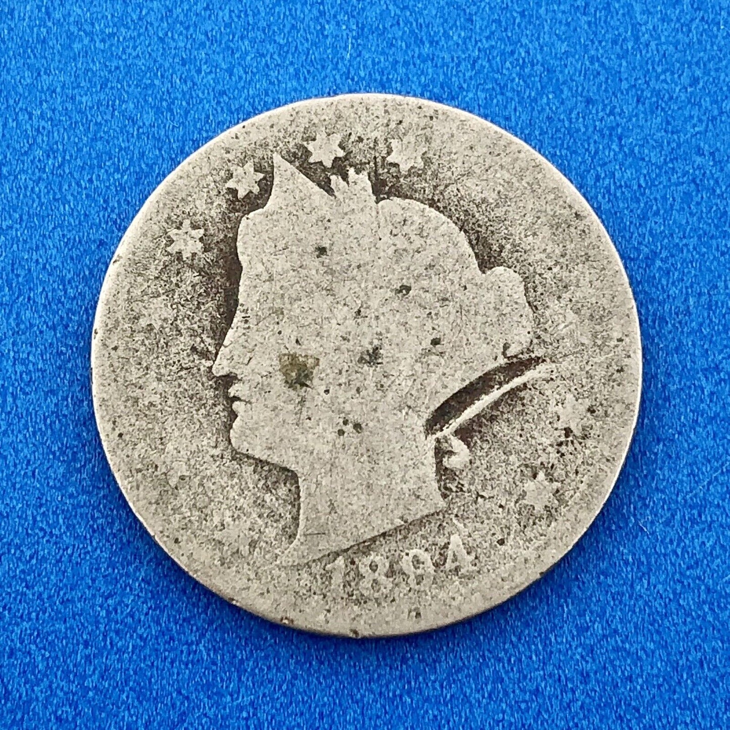 1894 P Liberty Head Nickel Five Cents 5c Better Key Rare Philadelphia Mint Coin