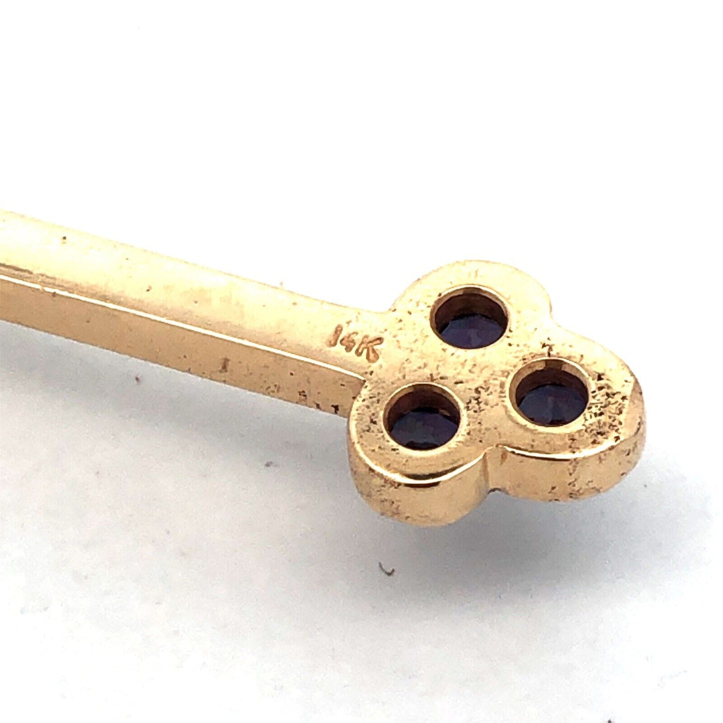 Large 14K Yellow Gold Round Mystic Topaz Statement Cross Religious Pendant