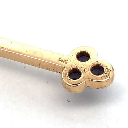 Large 14K Yellow Gold Round Mystic Topaz Statement Cross Religious Pendant