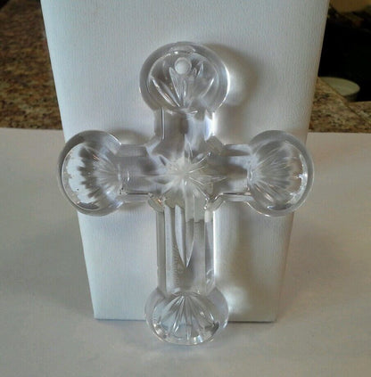 Waterford Crystal Cross Ornament Comes with Pouch