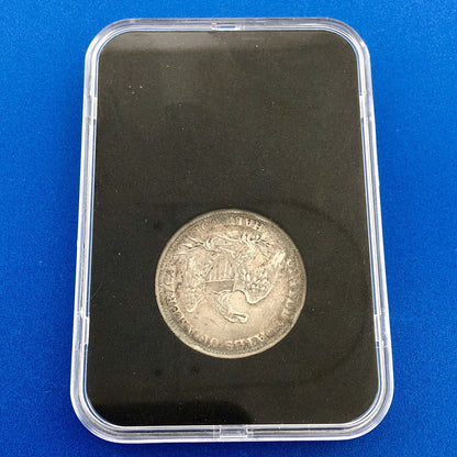 1839 Capped Bust Silver Half Dollar 50c Reeded Edge Ungraded Extra Fine Coin