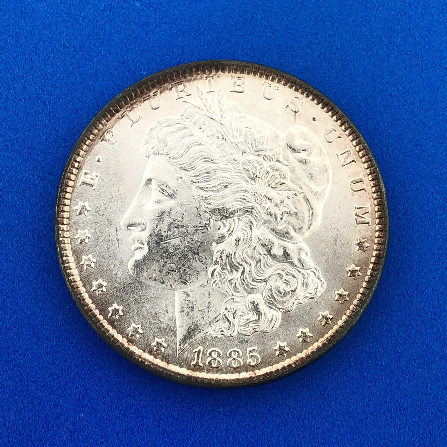 1885 P Morgan Silver Dollar $1 Better Rare Key Philadelphia Mint Coin BU++