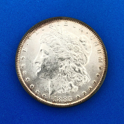 1885 P Morgan Silver Dollar $1 Better Rare Key Philadelphia Mint Coin BU++